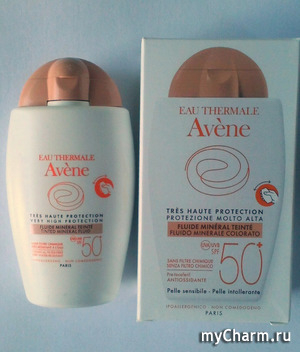    Avene tinted SPF 50.