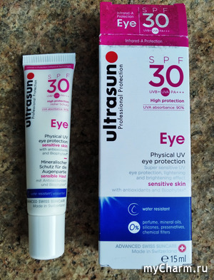 Приключения крема для век. Ultrasun минеральная защита от солнца SPF 30.