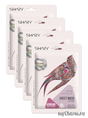 SHARY /    Sheet mask lifting Birds Nest Omega-3-6