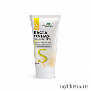 Mirrolla / Паста Серная для кожи лица и тела