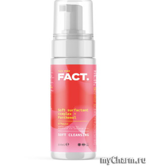 FACT / Мягкая очищающая пенка для умывания лица и ежедневного применения с пантенолом для обезвоженной и чувствительной кожи