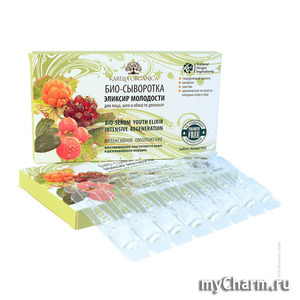 "Фратти НВ" / Karelia Organica Био-сыворотка Эликсир молодости для лица, шеи и области декольте Интенсивное омоложение