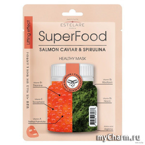 Institute Estelare /     SuperFood Salmon Caviar & Spirulina Healthy Mask
