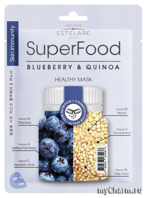 Institute Estelare /     SuperFood Blueberry & Quinoa Healthy Mask
