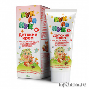 Mirrolla / Крем детский с маслом миндаля и экстрактом ромашки 0+ Кук Ля Кук