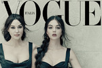 Моника Беллуччи появилась на обложке итальянского Vogue вместе с дочерью
