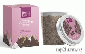 Family Forever Factory / "Organic Boom" Скраб-сода для лица "Розовый шокодозовый"