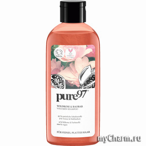 Pure97 /  Shampoo Volumen Wildrose&Baobab