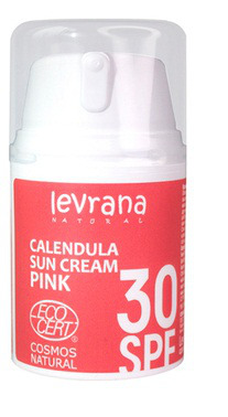 Levrana / Солнцезащитный крем для лица и тела «Календула 30SPF PINK