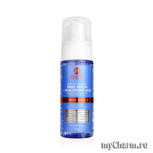 "Бизорюк" / Пенка для умывания с гиалуроновой кислотой и муцином улитки, антивозрастной уход