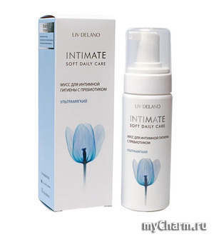 Liv Delano / Мусс для интимной гигиены с пребиотиком ультрамягкий
