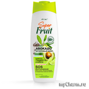 "BIТЭКС" / авокадо + фруктовый микс Шампунь гладкость и блеск для сухих, непослушных и лишенных блеска волос