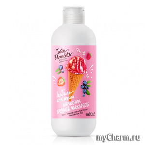 "Белита" / Гель для душа "Мороженое Ягодный маскарпоне"