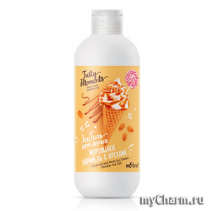 "Белита" / Гель для душа "Мороженое Карамель с орехами"