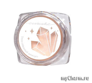 Ecomake / Тени для век сияющие «Нежный жемчуг»