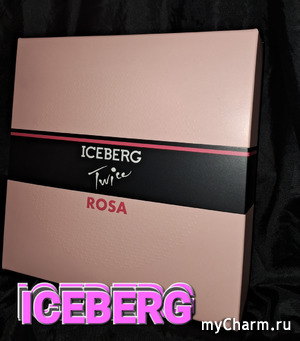 Очаровательный аромат розового коктейля TWICE ROSА от ICEBERG.