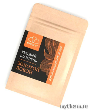SPRINGLIST / Твердый шампунь Золотой Локон для ослабленных волос